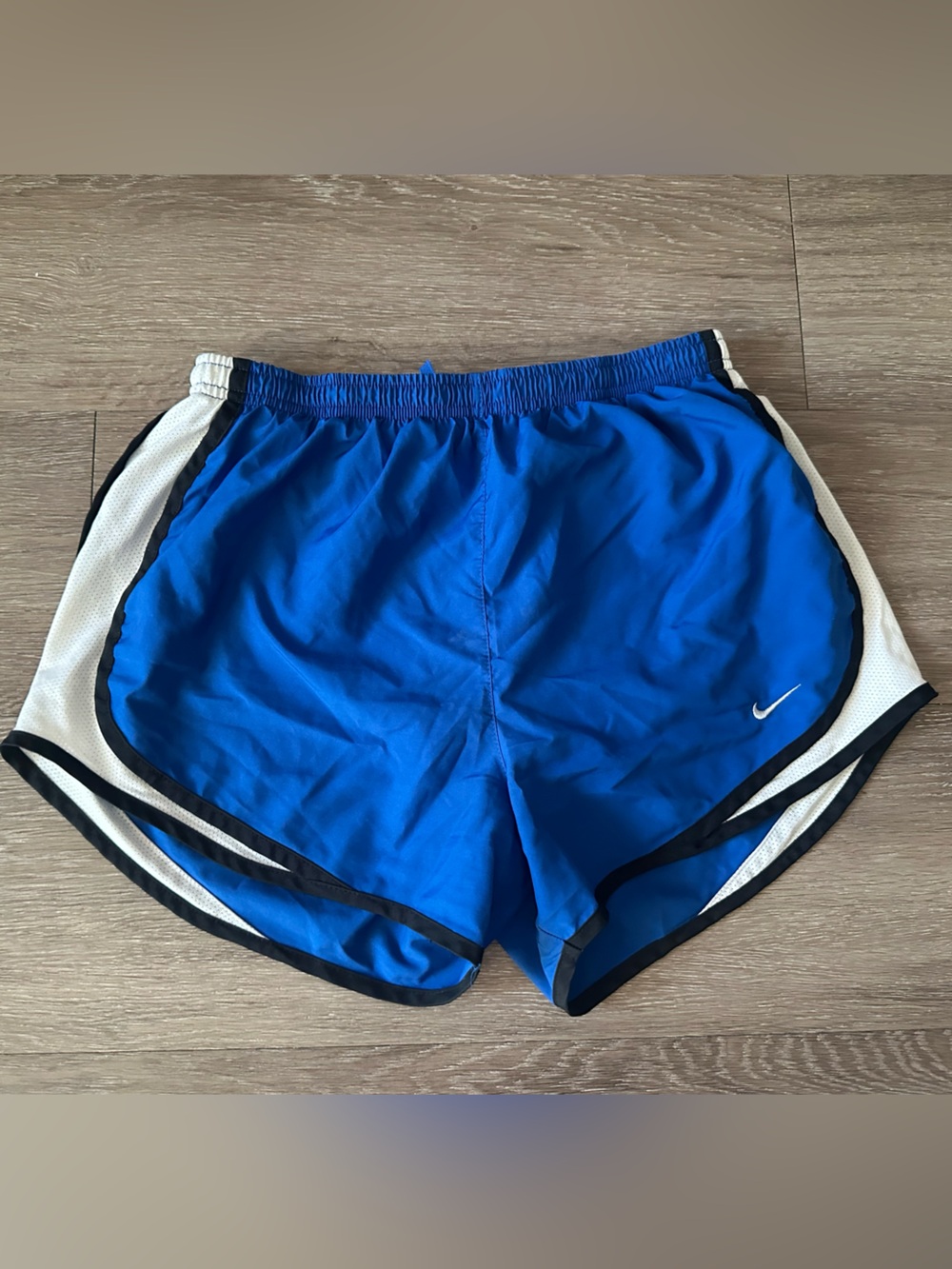 Nike Women’s Royal Blue Athletic Shorts with White and Black Trim
